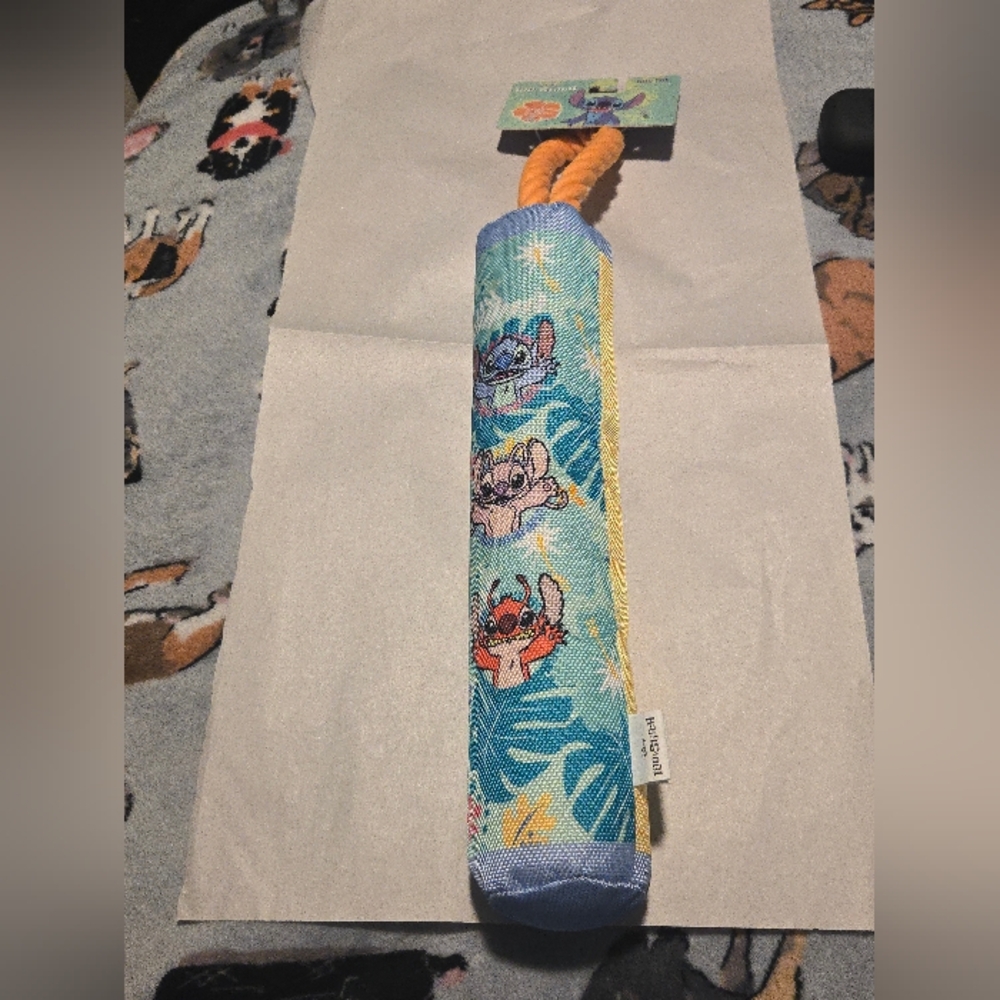 Lilo & Stitch 12" Crinkle Floating Squeak Stick Dog Toy